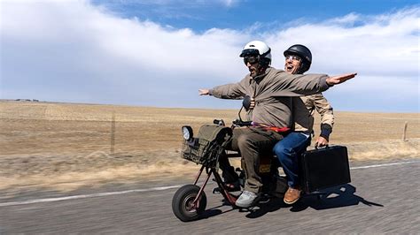 dumb and dumber motorbike scene